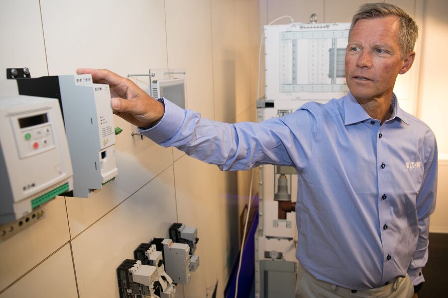 Jon Helsingeng, leder Eaton i Norge. 