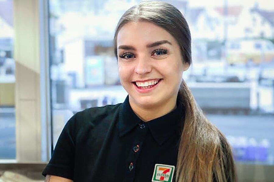 Butikksjef Izabela Stefaniszyn i YX 7/11 Sandnes.