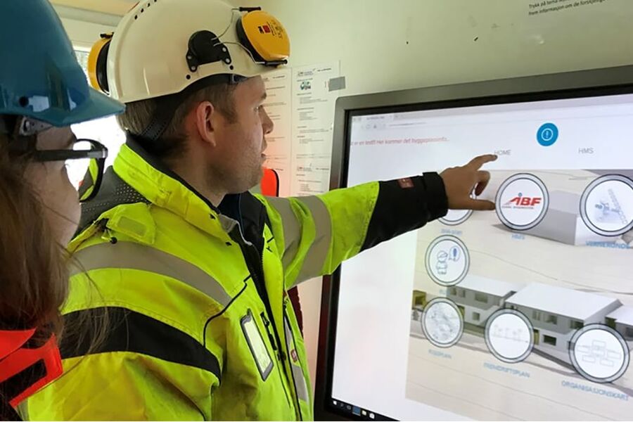 Tradisjonelle byggetegninger benyttes ikke ved Åsane i Bergen.