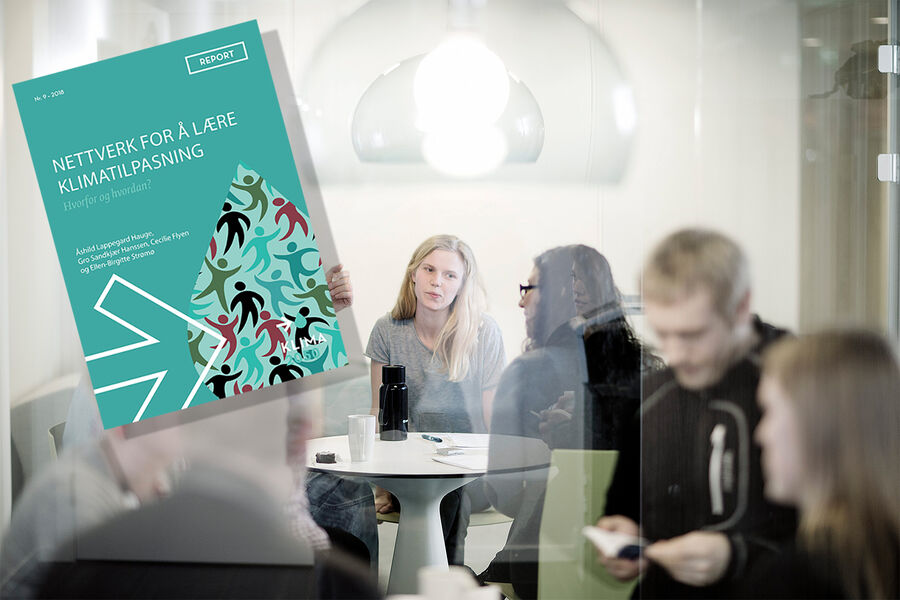 llustrasjonsfoto: Geir Mogen. Innfelt: Forsiden av rapporten.