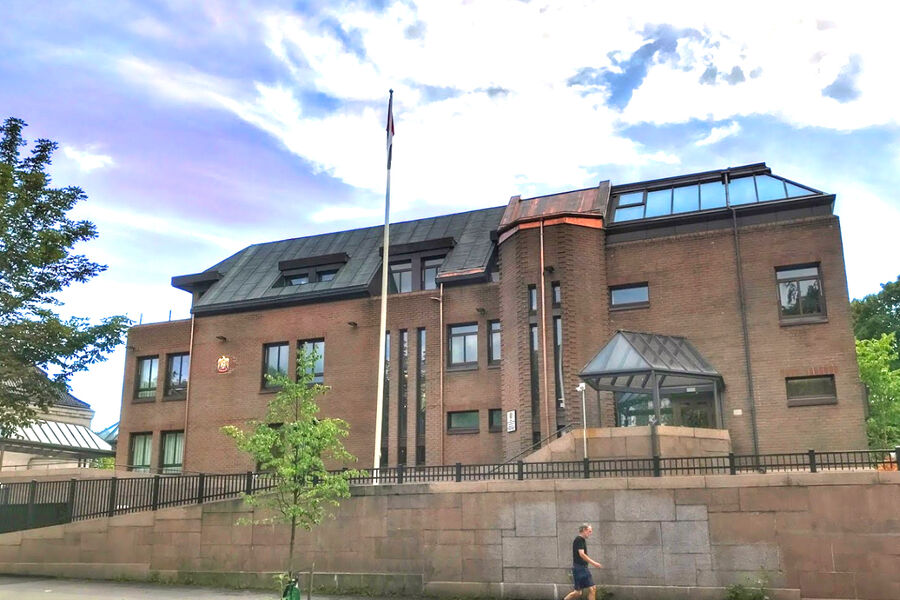 De forente arabiske emirater i Bygdøy Allé 78 i Oslo.