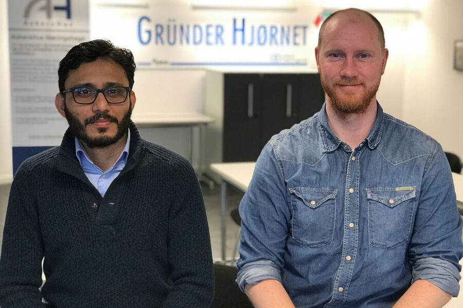 Mohamed Ghouse og Kjell Olav Rugset. Foto: Innomag.no