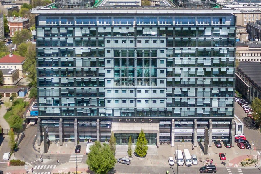 En kontorbygning i Ludowej-gaten i Warszawa har fått Excellent rating i Breeam In-Use ifor eiendomsdrift.