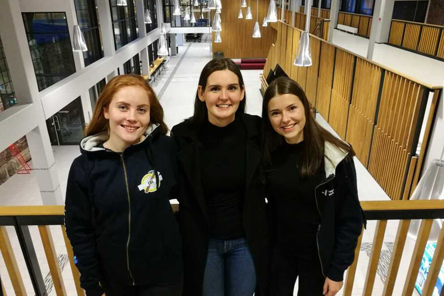 Fra venstre: Sunniva Dehli, Martine Brockstedt Berg og Grete Eiane. Foto: Silje Østerbø.