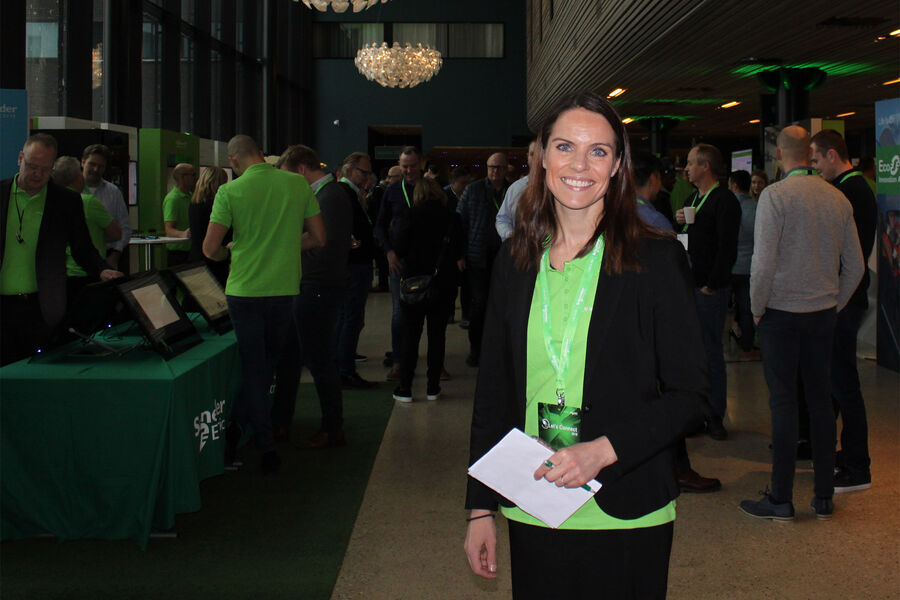 Ingunn Kristiansen: - Schneider Electrics kompetanseforum er et 25 år gammelt årlig arrangement. Foto: Ole Peter Galaasen.