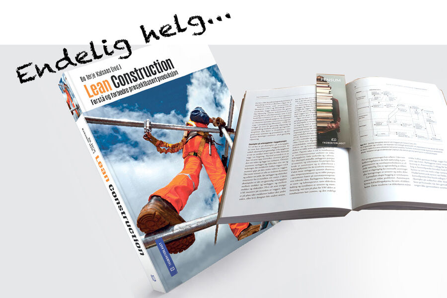 Lean Construction: En grundig fagbok for både studenter og aktive fagfolk i byggebransjen. Illustrasjon: ITBaktuelt