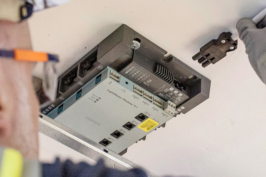 Montering av KNX. Illustrasjonsfoto.