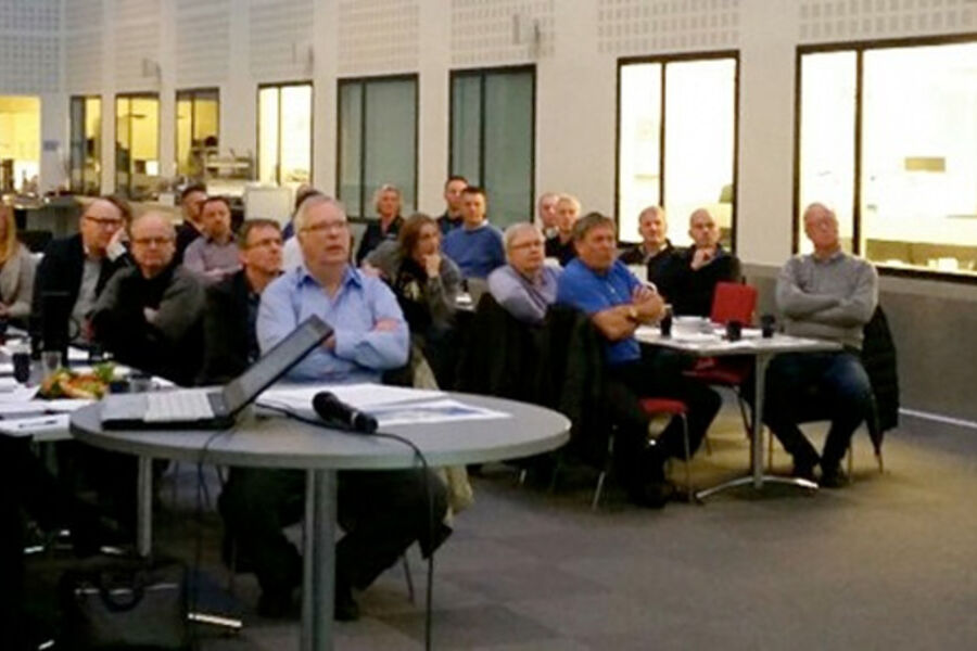 Bilde fra en av møtene i ITB Brukerforum. Foto: Integra