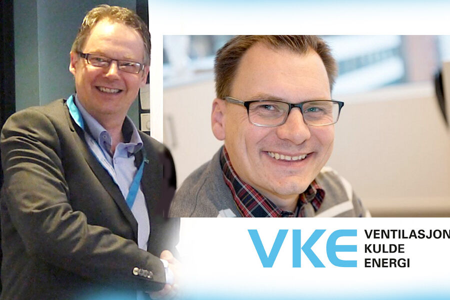 Styreformann Steinar Holm i VKE (t.v), og styremedlem Sturla Ingebrigtsen.