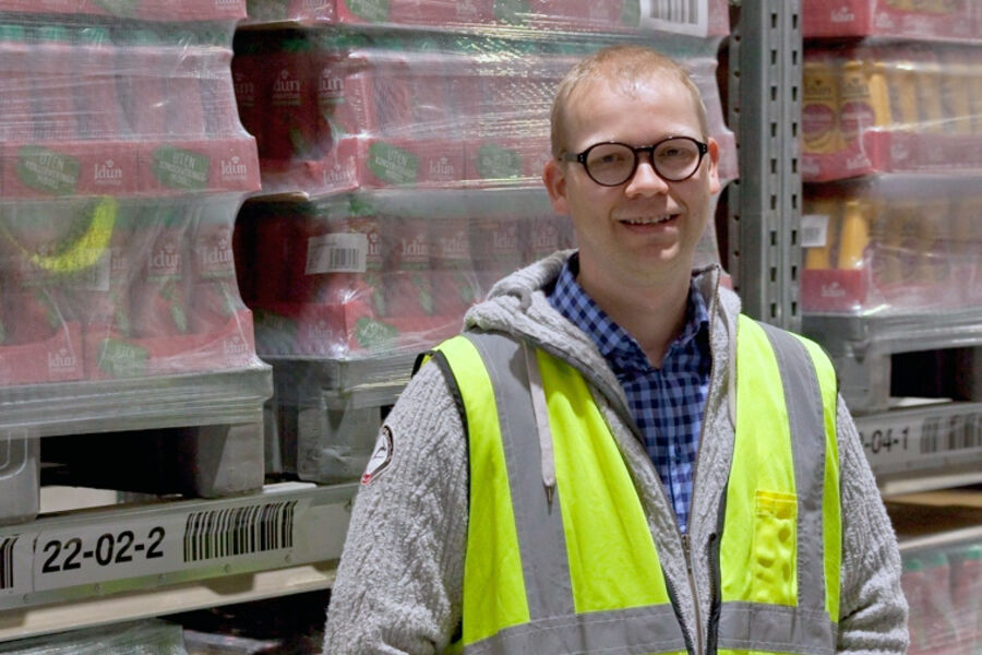 Prosjektingeniør Håvard Hagen hos Orkla Foods Norge