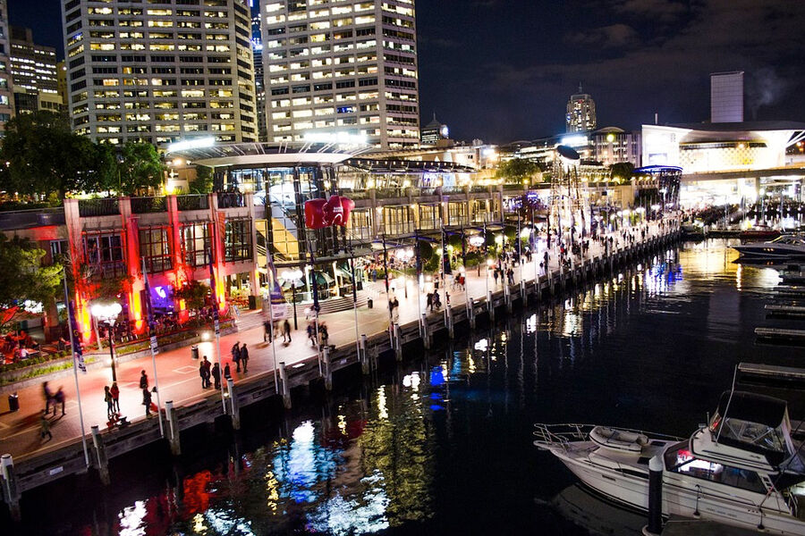 Bildet viser Darling Harbour i Sidney, Australia. Foto: Pixabay.