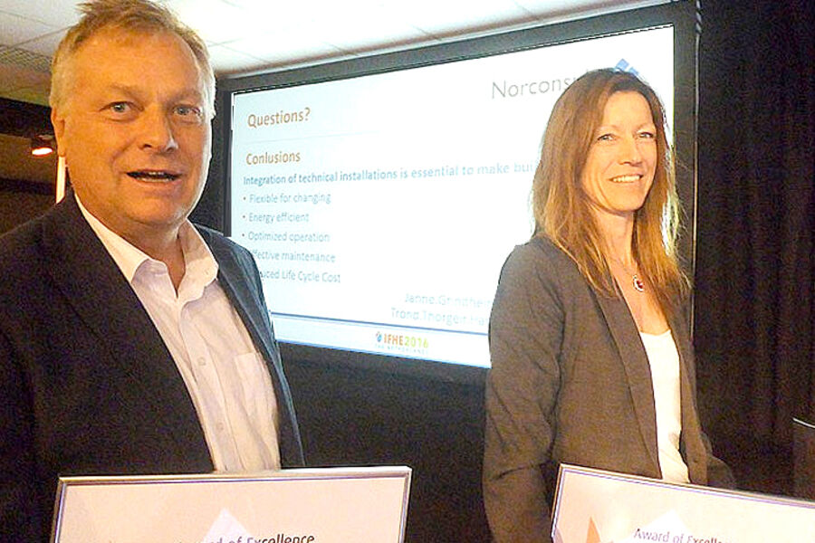 Janne Grindheim og T. Thorgeir Harsem fra Norconsult.