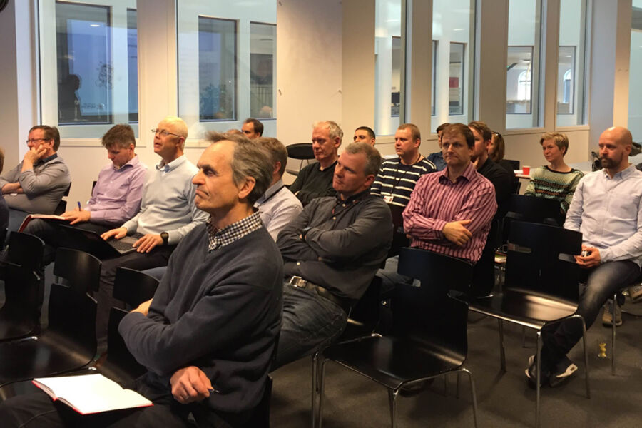 På det siste kurset 20. april var det omkring 25 prosjektledere som deltok.