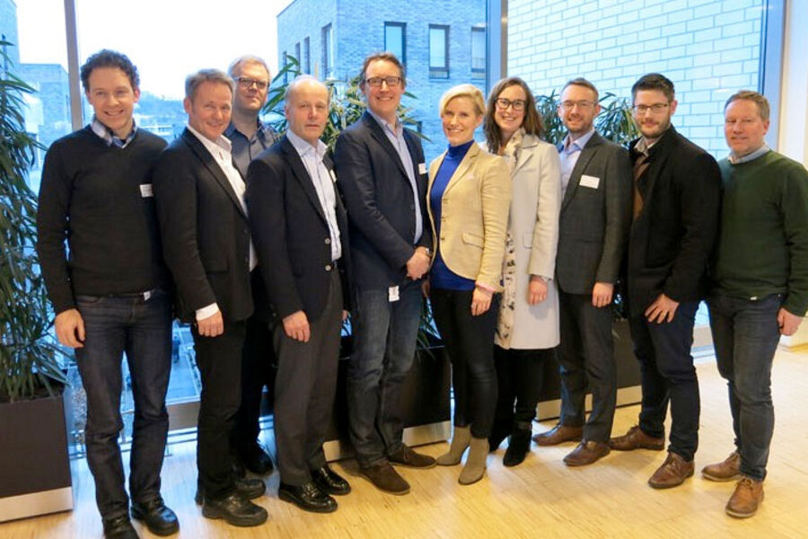 RIFs ekspertgruppe Fag & Innovasjon. Fra venstre: Per Kåre Limmesand, Eivind Thoresen Skarpaas, Ari Soilammi, Morten Tveten, Terje Schütz Pettersen, Birgit Farstad Larsen, Petrine Djupvik Flaa, Erland Edvartson, Anders Myhr, Roar Smelhus. Ikke tilstede: Tania Waage Leporowski (Leder), Torhild Tøndel. Foto: RIF