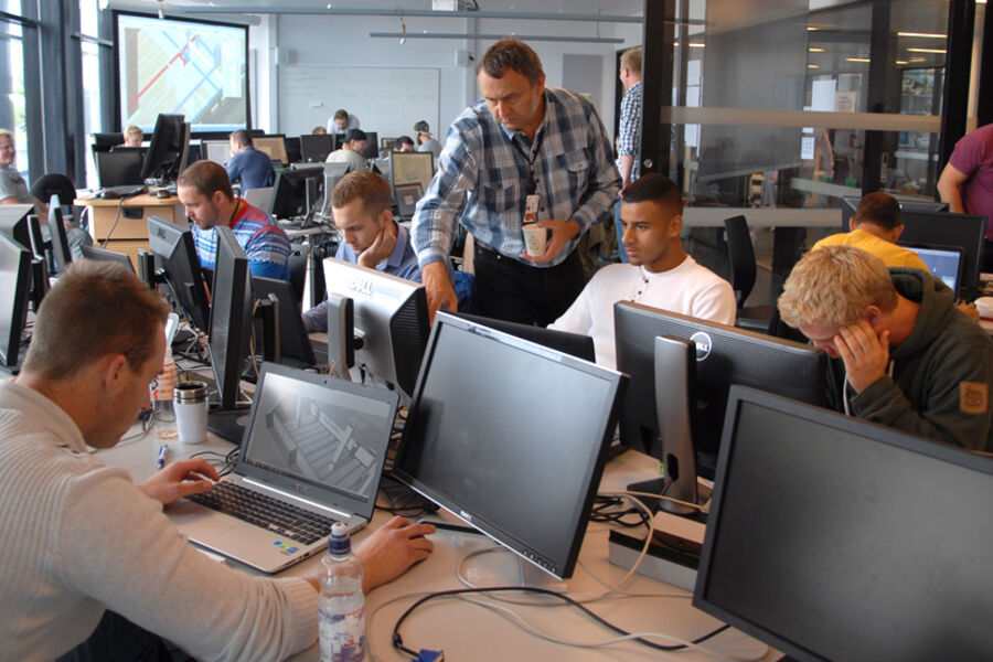 Illustrasjonsfoto, fra BIM-utdannelsen ved Fagskolen Oslo Akershus,. Foto: ITBaktuelt/Per Henriksen