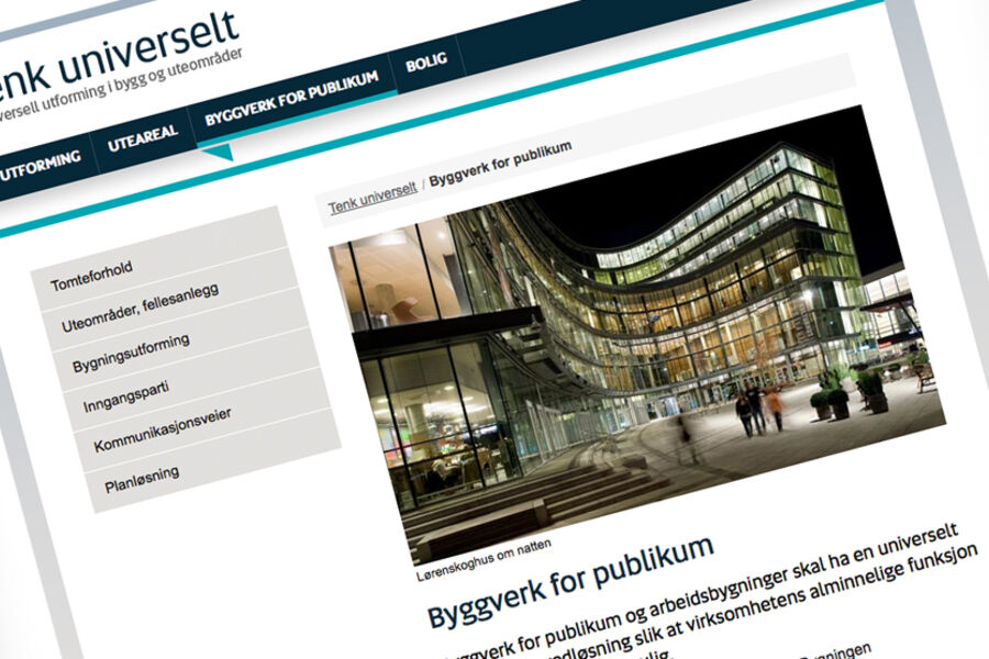 Skjermdump av nettsiden Tenkunivereslt.no
