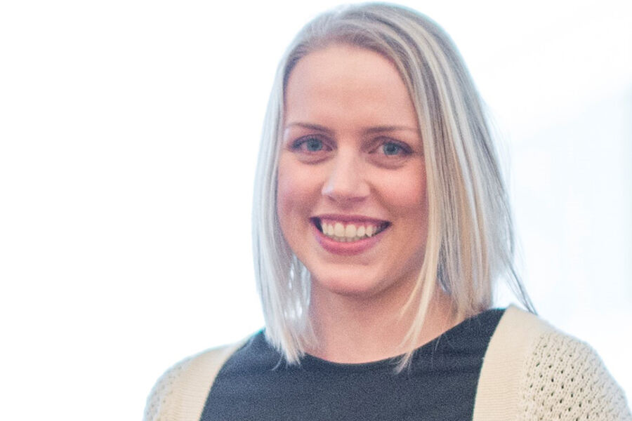 Interiørarkitekt Ine Elisabeth Bangås vant en el-sykkel for sin aktive deltakelse i Bygg21s nanokurs. 