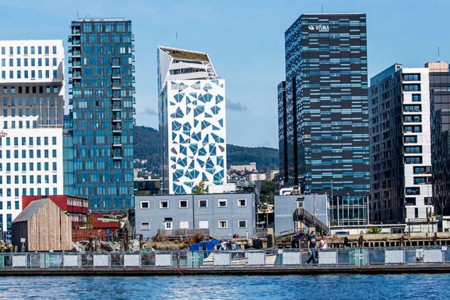 Barcode Bjørvika. Foto: Multiconsult.