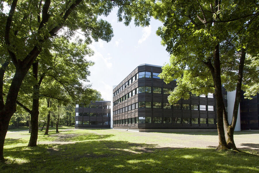 Det første Powerhouse-bygget på Kjørbo ble åpnet i 2014. Foto: Asplan Viak