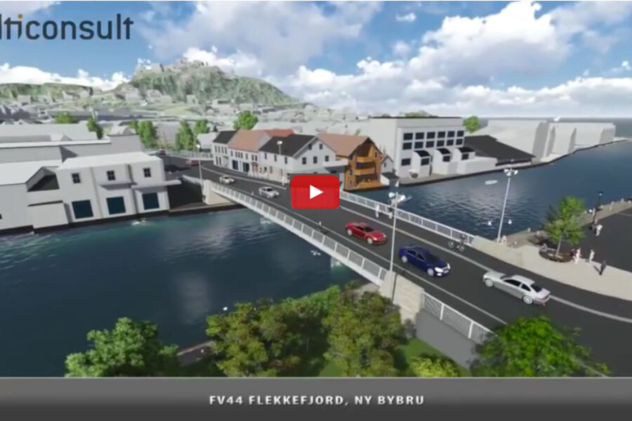Økt bruk av 3D-modeller i prosjekter. Se Multiconsults presentasjon av mange prosjekter i videoen nederst i artikkelen.