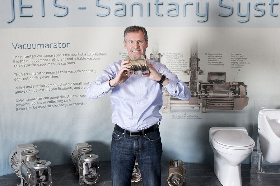 Salgsdirektør Bjarte Hauge, Jets Vacuum AS kommer til frokostseminaret om vannsparende tiltak, i regi av Norwegian Green Building Council(NGBC) og VVSforum.