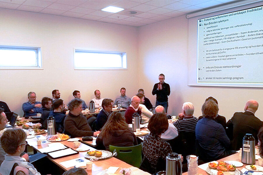 Fra et møte i Østfolds ITB Brukerforum i Fredrikstad . Alle foto: ITB Brukerforum.