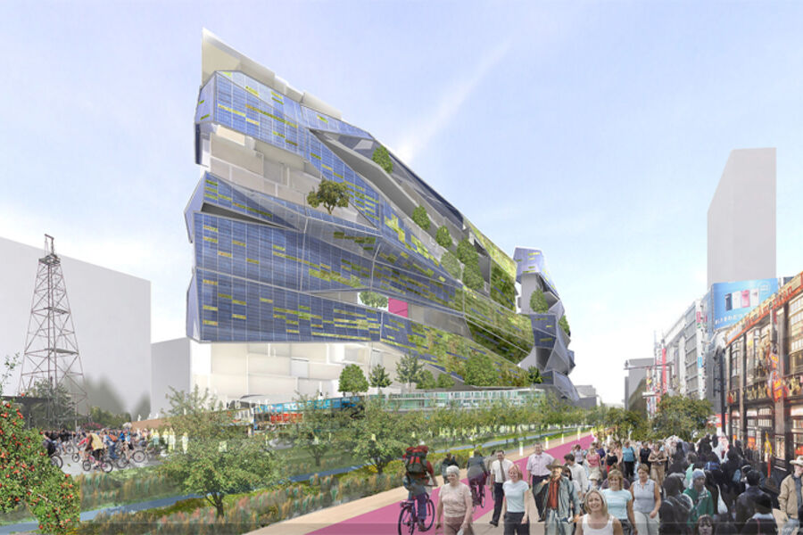 Foto: Xero - et vinnerprosjekt for nullenergihus i Dallas, USA. Foto: Dexigner. http://www.dexigner.com/news/18229