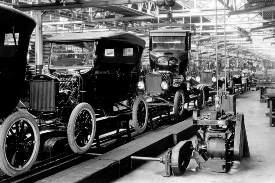 Henry Ford lyktes med sin slanke produksjon av T-Forden.