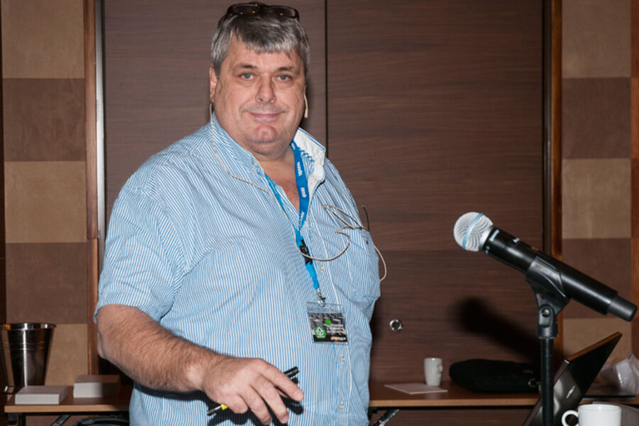 Martin Rafdal, leder av  Glamox Luxo utviklingssenter.