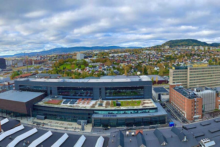 Fagskolen Oslo holder til i utdanningssentret Kuben på Økern i Oslo. Foto: Wikipedia