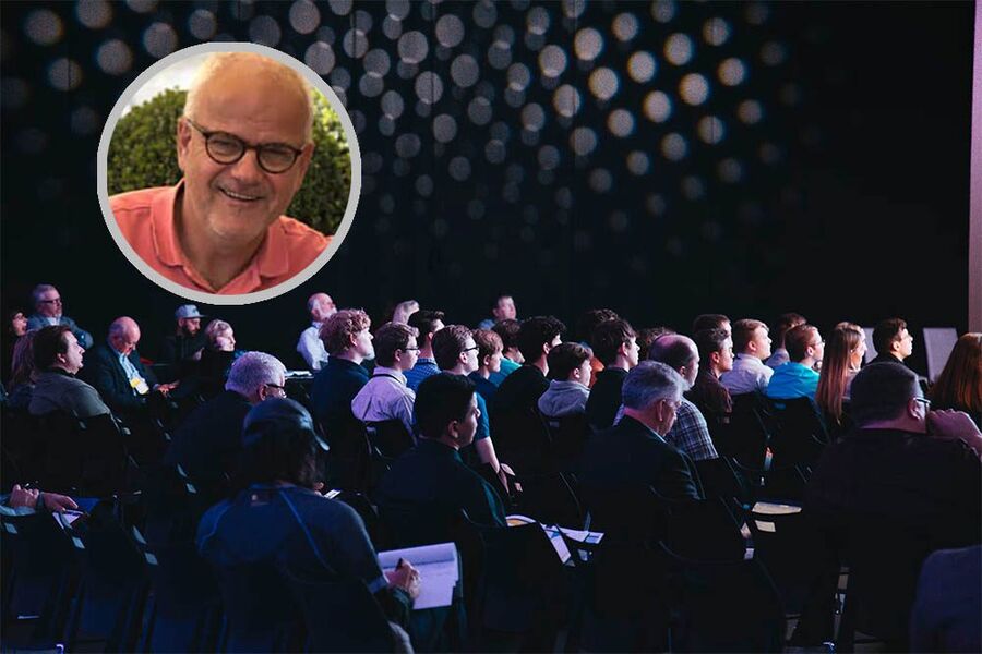 Overveldende interesse for konferansen Dørmiljø til besvær, sier Stig Grindhal (innfelt) i ITBaktuelt.