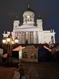 Cathedral Helsinki in Finland was originally built as a tribute to Grand Duke Nicholas I, Tsar of Russia, from 1830-1852. It was first known among the locals as St. Nicholas's Church and was eventually dubbed Helsinki Cathedral after the Independence of Finland from Russia in 1917.