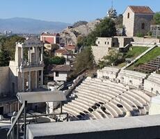 The Roman theatre of Plovdiv ancient theatres old town