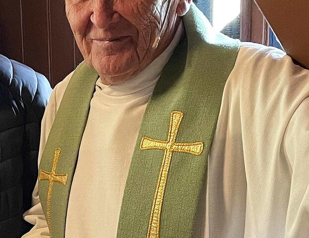 Torbjørn Brøske deler tankar om Jesus, englane og nesten vår denne søndagen. (Foto Bernt Bøe)