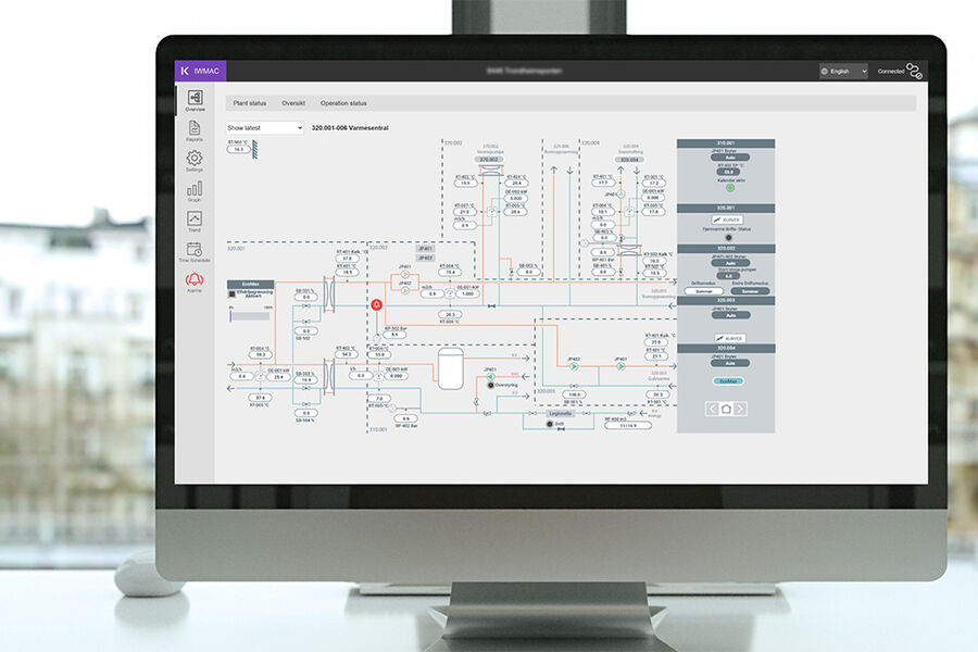 Borg Forvaltning er blant de som bruker Kionas IMWAC system for å få tilgang til anleggsstatus og servicemodus.