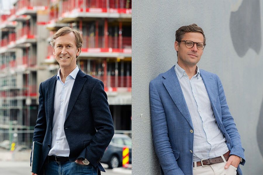 På bildet ser vi Gustav Line i SmartCraft til venstre, og Johan Corke i Locka Group AB