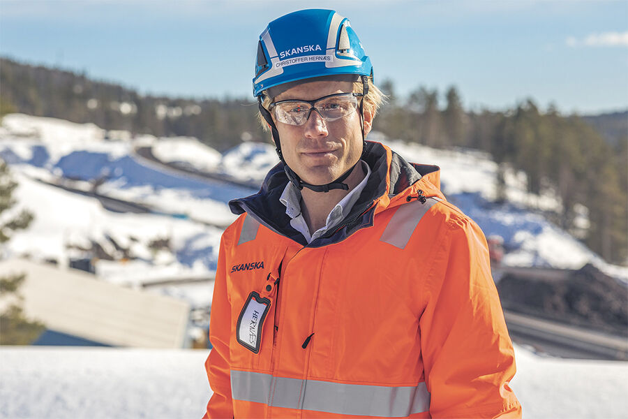 Christoffer Hernæs, direktør i Skanska Digital.