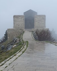 Mausoleum on Mount Lovćen, Montenegro