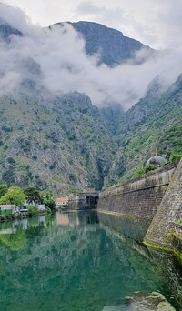 The walls of Kotor, Montenegro
