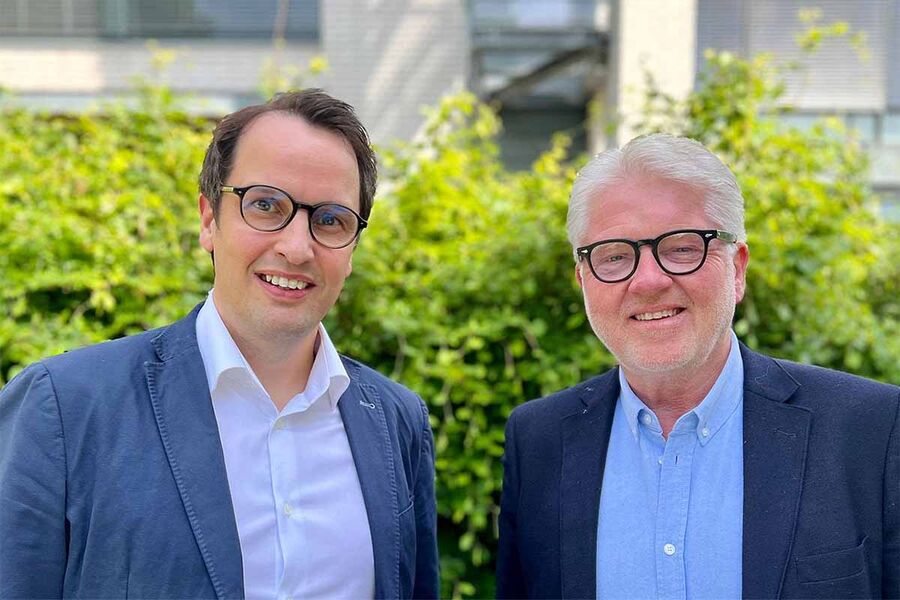 Snorre Treimo i Multiconsult og Hans Jakob Epland i Sitepartner.