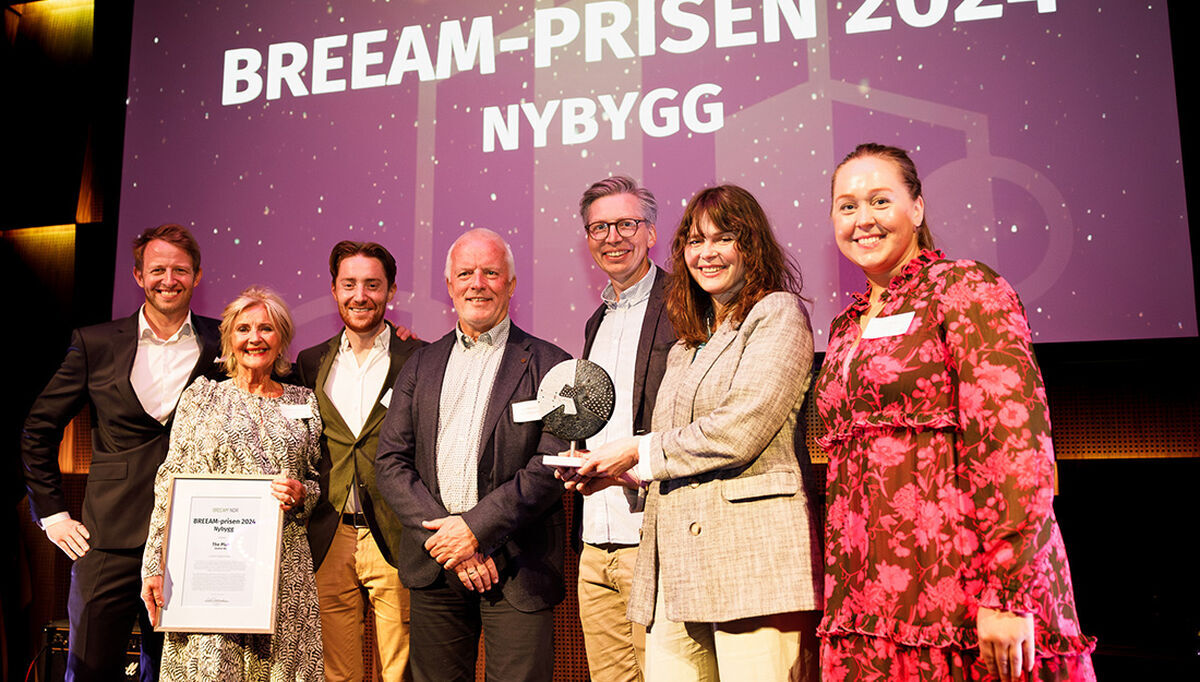 The Plus, vant BREEAM-prisen i kategorien nybygg. Finalistene var Spor X og ALO. Sara Lien