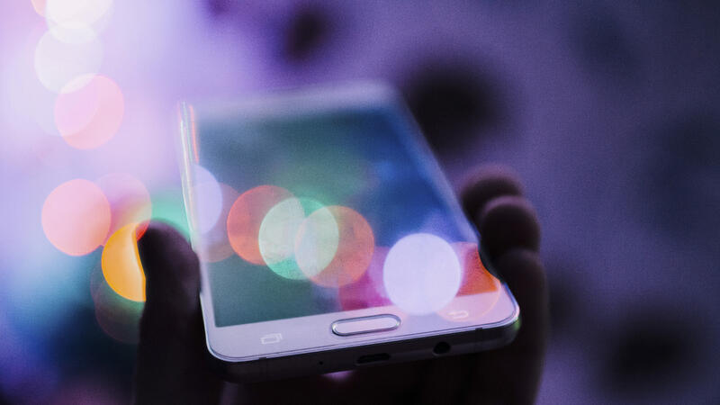 Foto av mobiltelefon