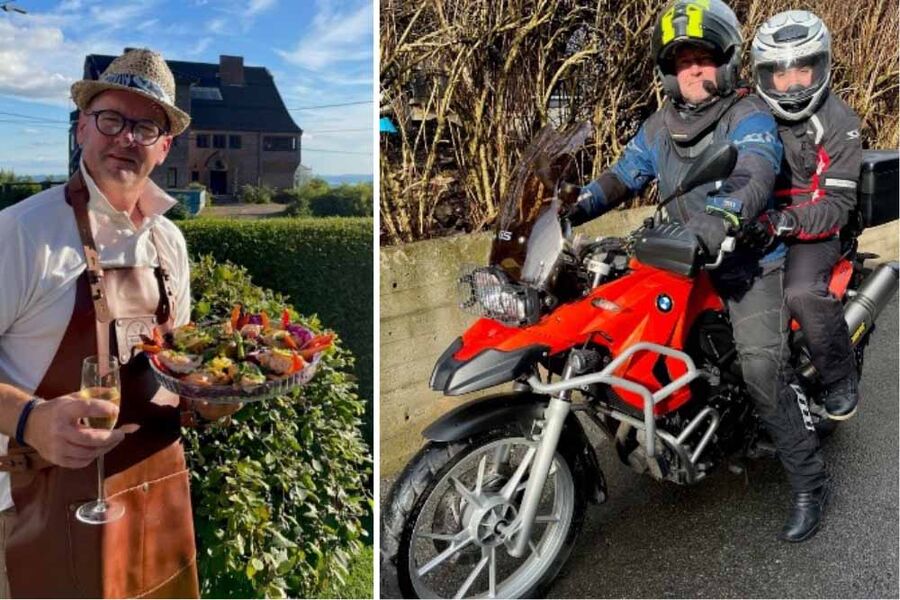 Knut Tore Haugen, teknisk sjef hos Aspelin Ramm, motorsykkelentusiast og gryteglad!. Foto: Privat