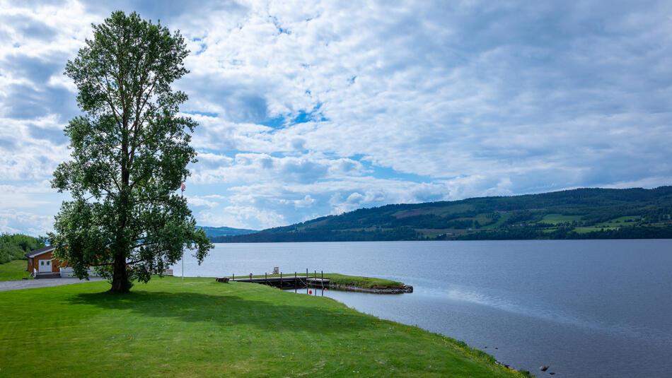 Strandområde ved Brøttum stasjon