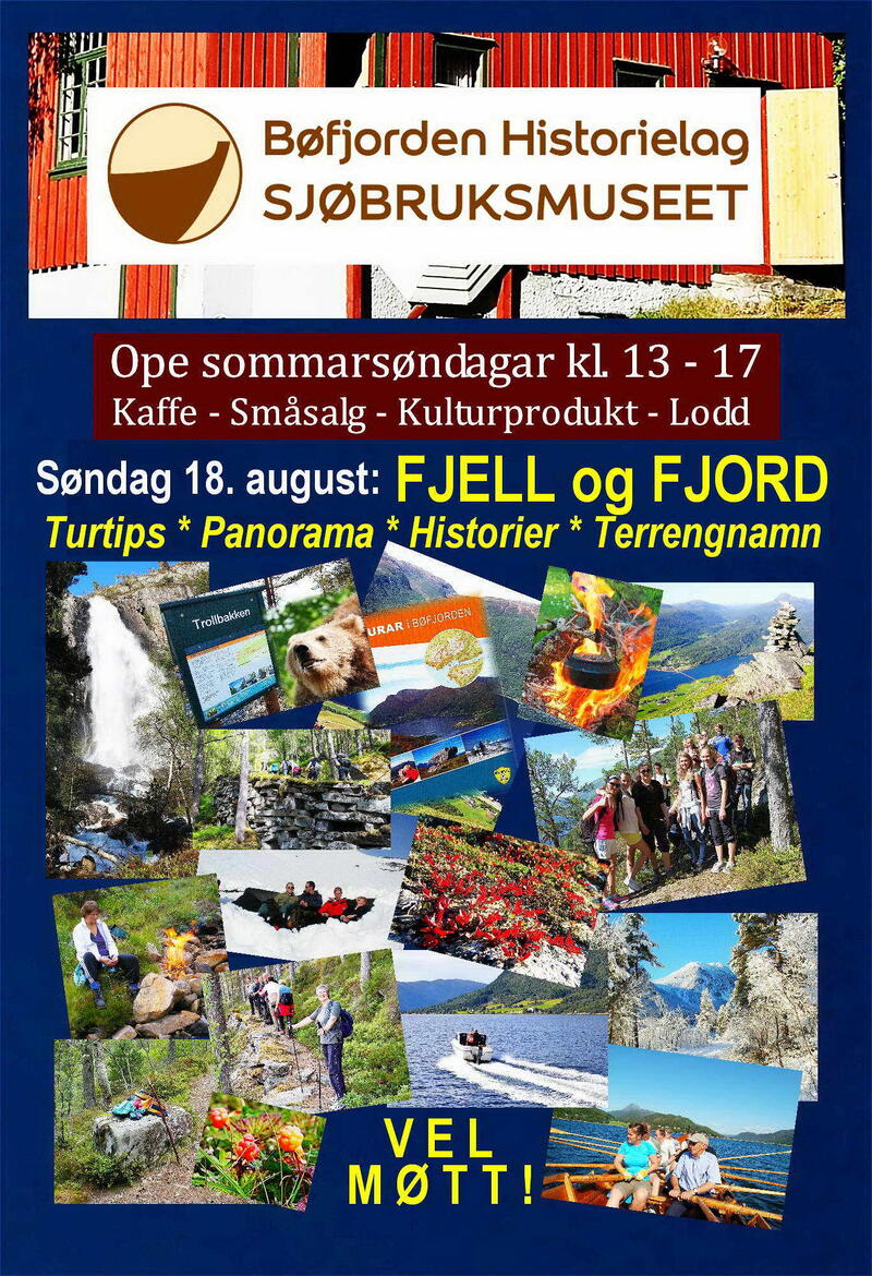 Fjell og fjord PLAKAT
