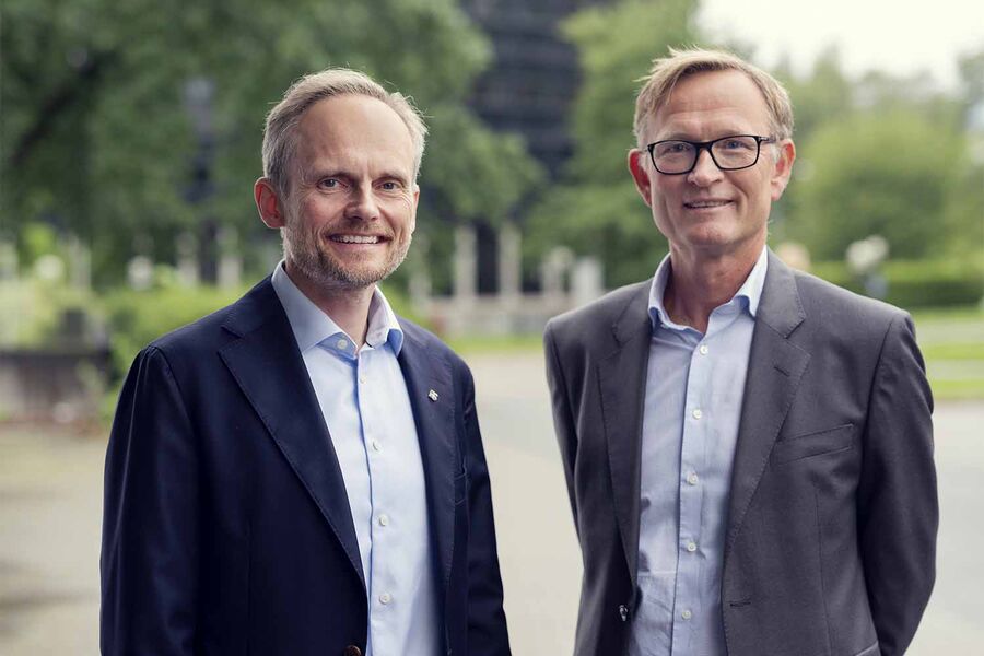 Egil Hogna og Dag Fladby.