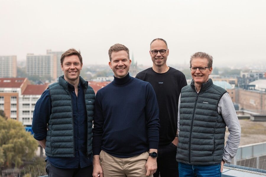 Fra venstre: Sondre Malde Pedersen, Fredrik Halmøy Wisløff, Knut Hellan, Lars Aurdal. Foto: Oda Hveem