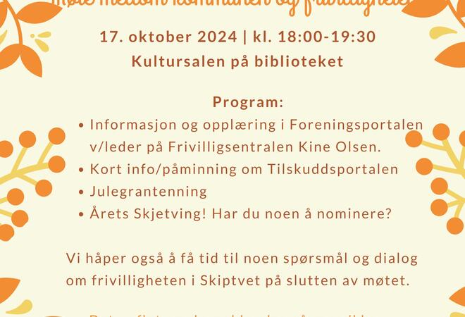 Invitasjon møte oktober 2024