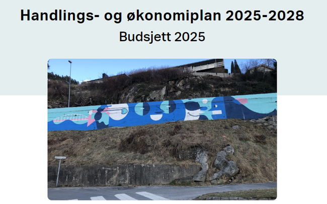 Forslag til Handlings og økonomiplan 25-28 og budsjett 25