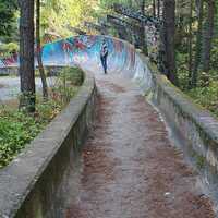 Bobsled track in Sarajevo